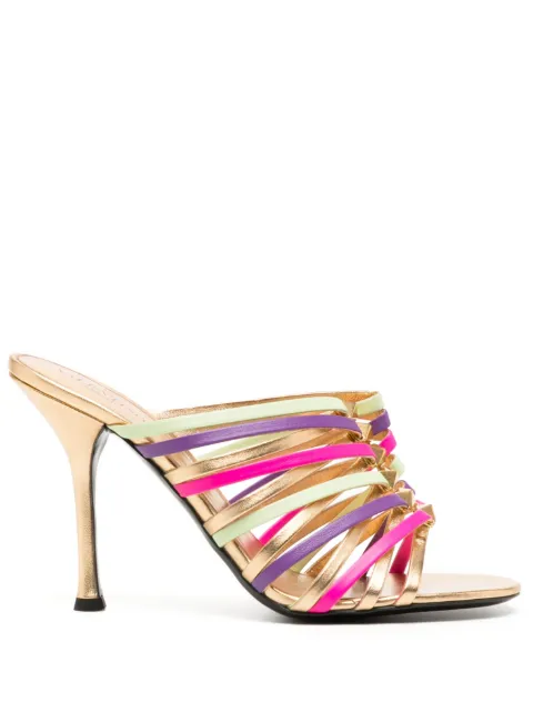 Valentino Garavani strappy 100mm stiletto mules Pink WS0GG1EVV
