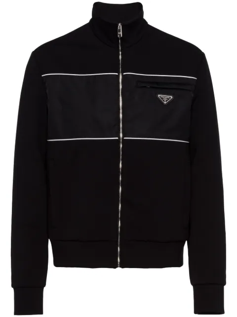 Prada sweatshirt with Re-Nylon details Black UJL57AS231118V