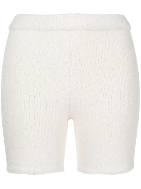 Low Classic cotton bycicle shorts White LOW23SMKN100IV