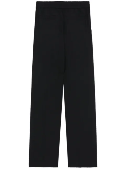 A.P.C. Aero pleat-detail straight-leg trousers Black VIAJKF08397