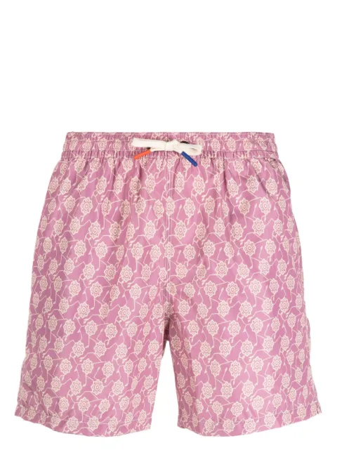 Altea floral-print drawstring swim shorts Purple 2353411