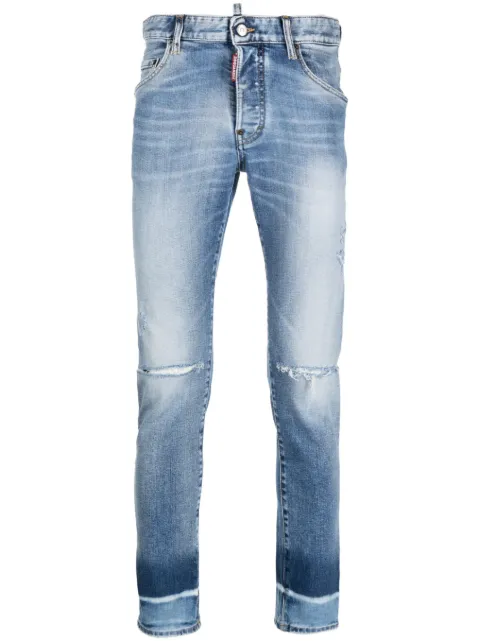DSQUARED2 skinny washed denim jeans Blue S71LB1186S30827