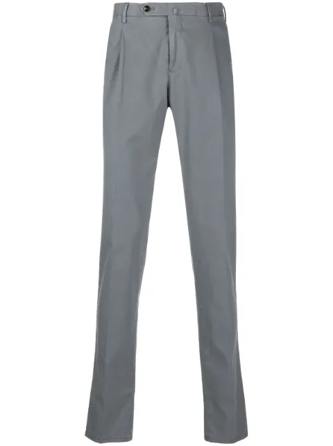 PT Torino cotton-lyocell blend chino pants Grey COVT11Z00CL1NU55
