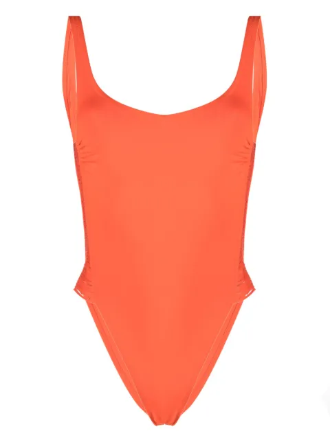 TWINSET side-straps detail one piece Orange 231TTM740