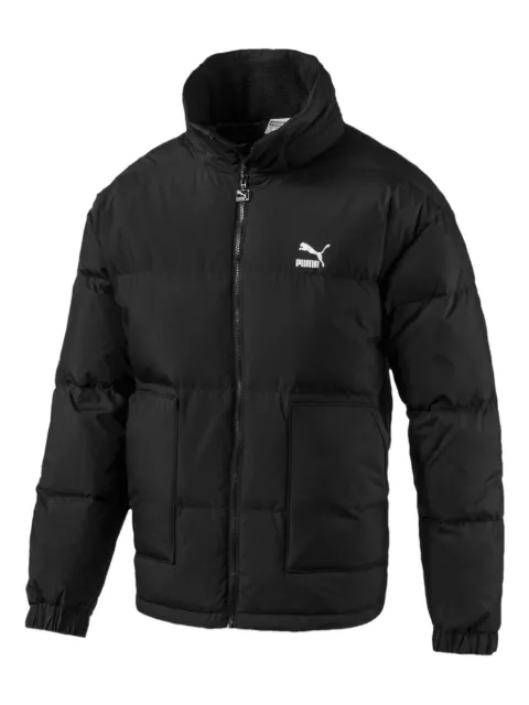 PUMA logo quilted puffer jacket Black 59528101