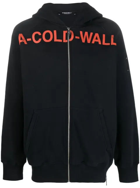 A-COLD-WALL* Sphere logo-print hoodie Black ACWMW111