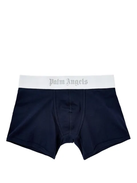 Palm Angels classic logo-waistband boxers set Black PMUH002S23FAB0064601