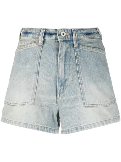 Kenzo high-waisted denim shorts Blue FD52DS2246B3