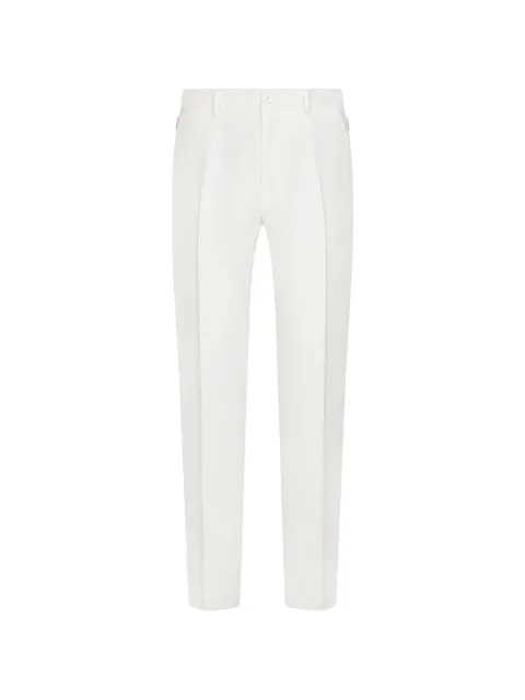 Dolce & Gabbana mid-rise tailored trousers White GY6IETFU4LF