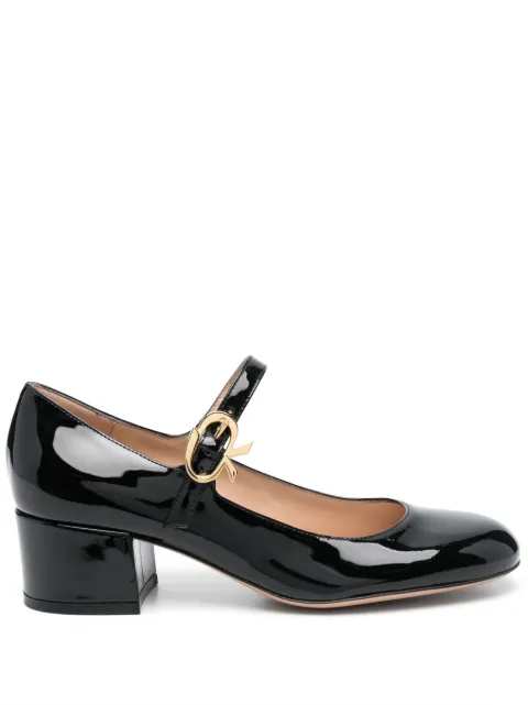 Gianvito Rossi 45mm Mary Ribbon pumps Black G2210145RICVER