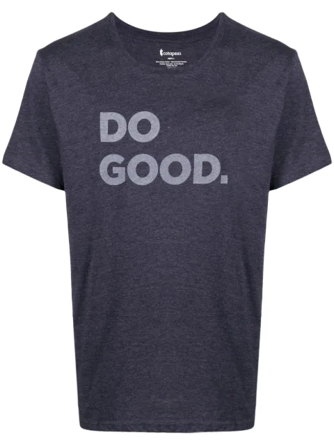 COTOPAXI graphic-print T-shirt Blue DOGOODORGANICTSHIRT