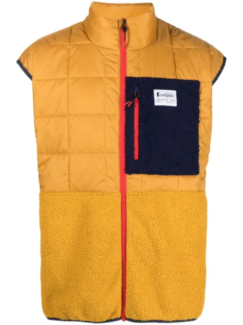 COTOPAXI panelled fleece gilet Yellow CXTHVMAMBAM