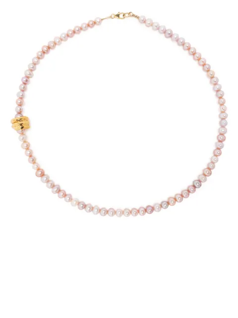 Alighieri The Celestial Raindrop pearl necklace Pink FJ1599ABRZ