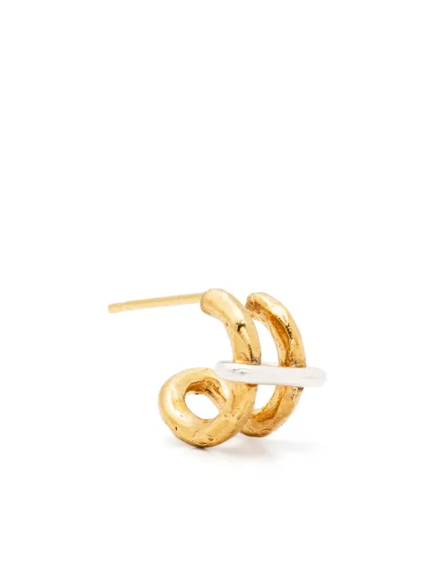 Alighieri The Sun Salutations hoop earring Gold FJ5515ASSBRZ