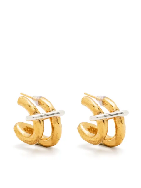 Alighieri The Sun Salutations hoop earrings Gold FJ5516ASSBRZ