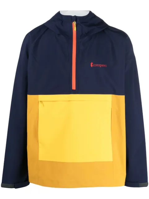 COTOPAXI colour-block hooded windbreaker Blue CIELORAINANORAK