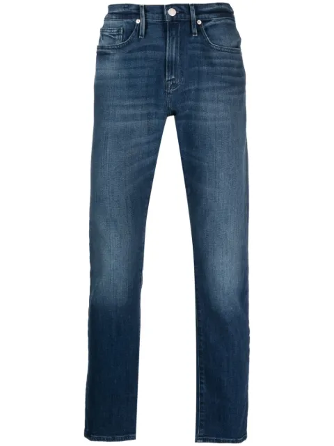 FRAME slim-cut low-rise jeans Blue LMH469