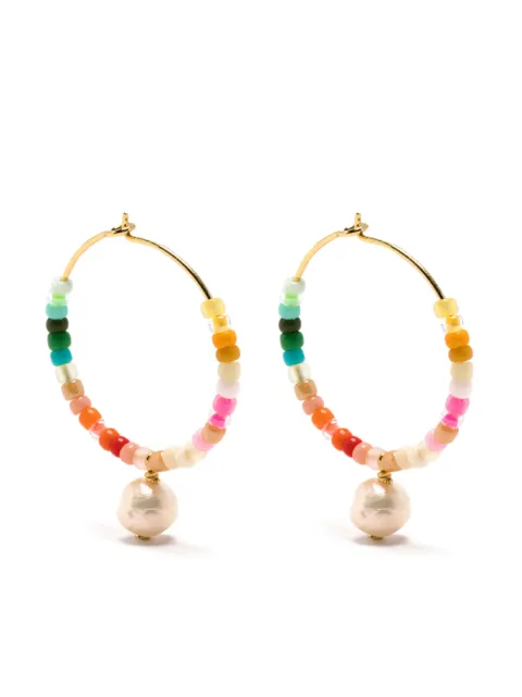 Anni Lu Rainbow Nomad pearl-detail earrings Multicolour 2313054