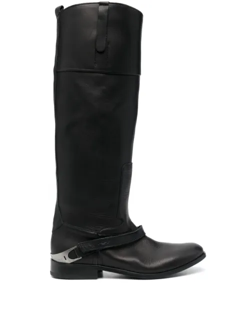 Golden Goose Charlie leather boots Black GWF00236F00443890100