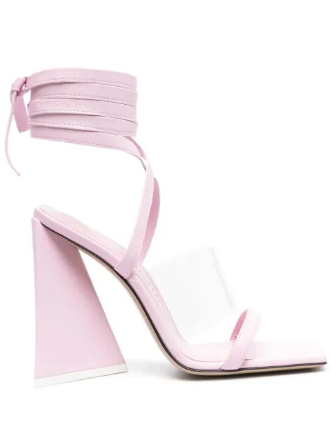 The Attico Isa ankle-tie sandals Pink 232WS623L001