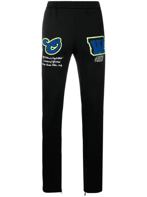 Off-White Diag-stripe track pants Black OMCJ027S23FAB0011069