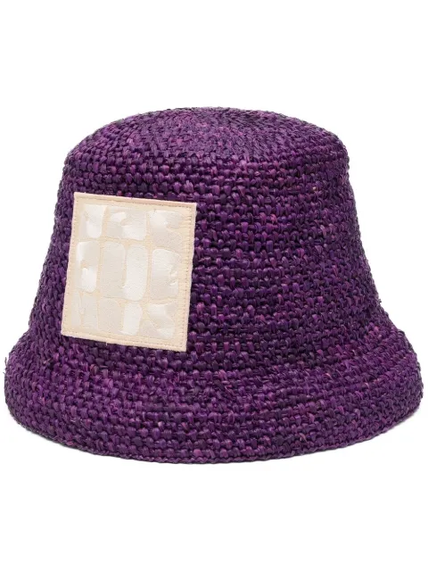 Jacquemus Le Bob Ficiu bucket hat Purple 235AC4505046