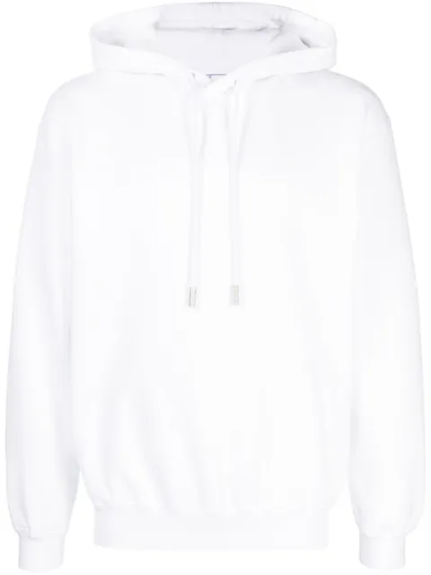 Off-White Diag-print cotton hoodie White OWBB032C99JER0010101
