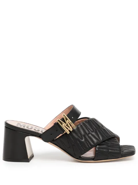 Moschino 60mm leather sandals Black MA28436C1GMA0