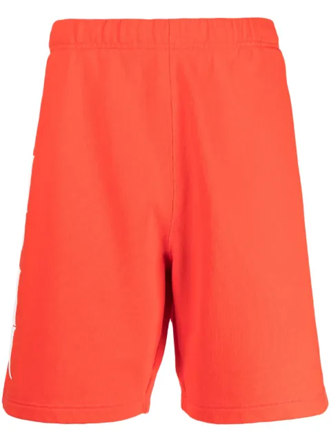 Heron Preston Reg HPNY-print track shorts Orange HMCI011C99JER002