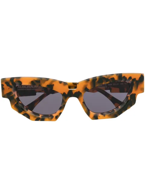 Kuboraum cat-eye frame sunglasses Brown KRS0F5HOR000002YHOR