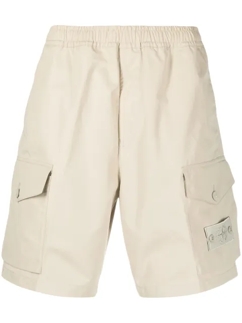 Stone Island cotton cargo shorts Neutrals 7815L02F1