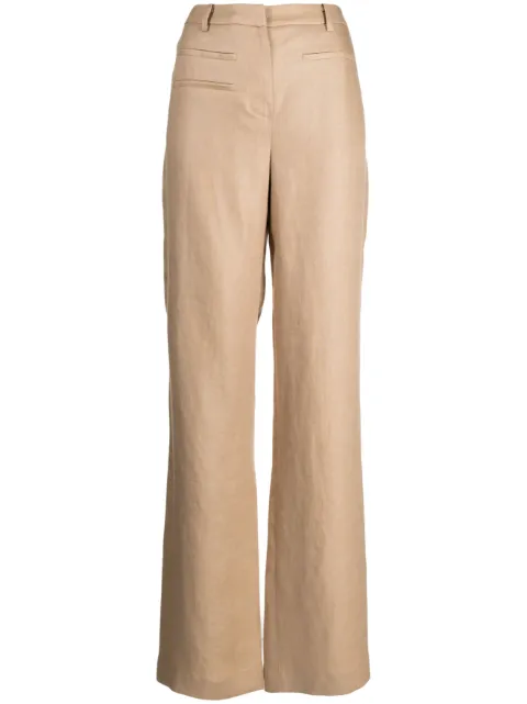 Rejina Pyo Aletta wide-leg trousers Brown E160BG