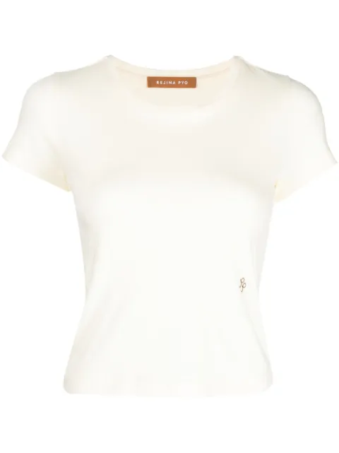 Rejina Pyo Adina short-sleeve T-shirt Yellow C210KBT