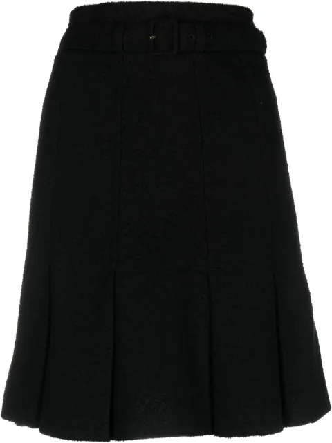 Patou belted A-line skirt Black SK0370134999B