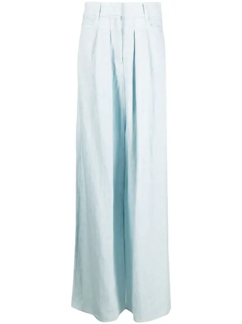 Krizia high-waist trousers Blue 23PK1P00231778