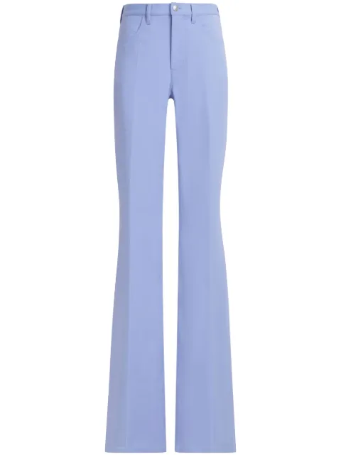 Marni pressed-crease straight-leg trousers Blue PAMA0415A0UTV951