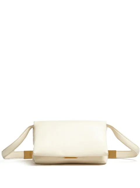 Marni small Prisma leather shoulder bag Neutrals SBMP0122U0P5298