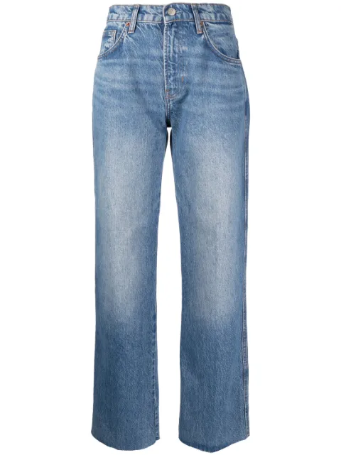Reformation Val 90s mid-rise straight jeans Blue 1312130OLO