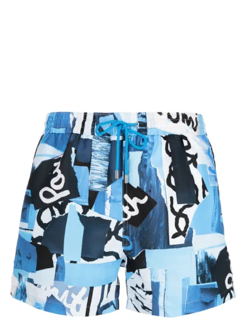 Paul Smith logo-print swim shorts Blue M1A239BK41261