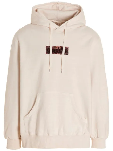 Doublet logo-embroidered hoodie White 23SS18CS257IVORY