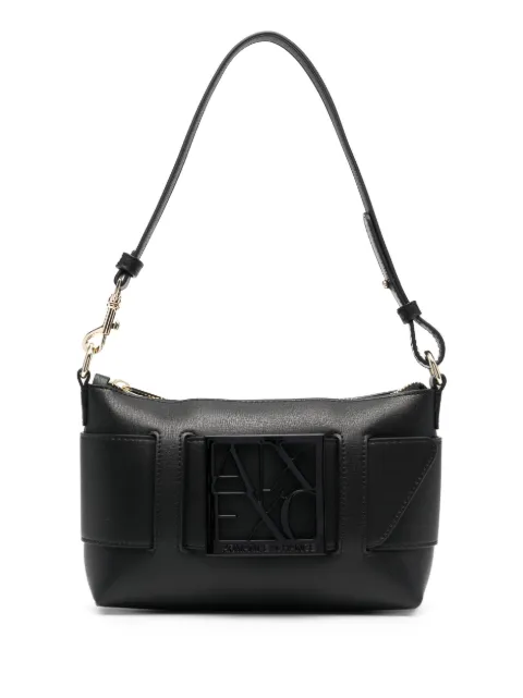 Armani Exchange logo-embellishment shoulder bag Black 9429070A874