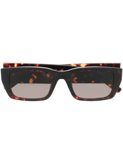 Palm Angels Eyewear tortoiseshell-effect square-frame sunglasses Brown PALMSUNGLASSESHAVANADARK