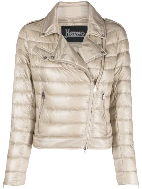 Herno quilted zip-up jacket Neutrals PI001667D12017