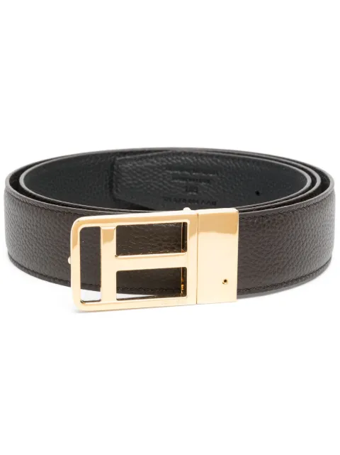 TOM FORD leather buckle belt Brown TB276LCL236G