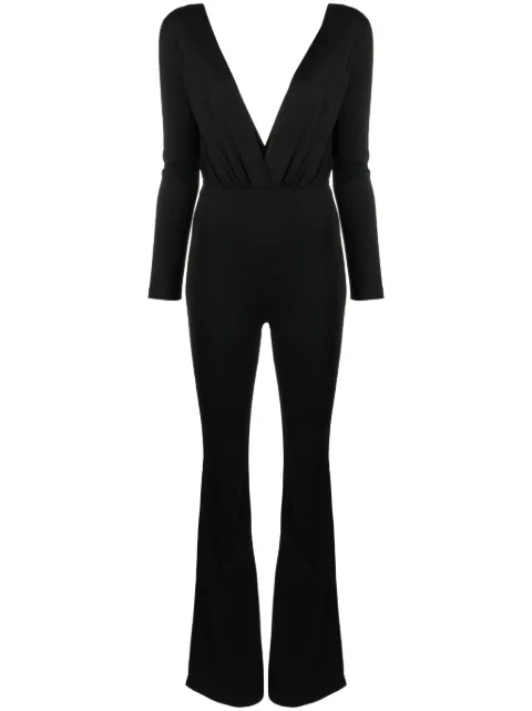 Alchemy x Lia Aram V-neck jumpsuit Black LIA562