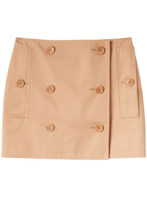 Burberry trench cotton mini skirt Neutrals 8067747