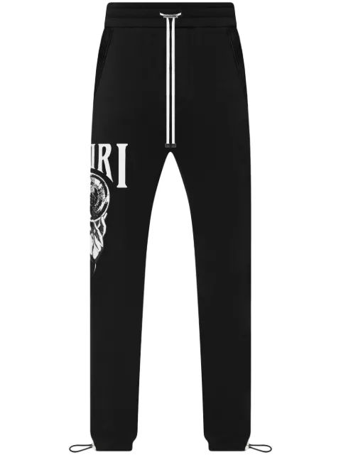 AMIRI graphic-print cotton track pants Black PS23MJG008001