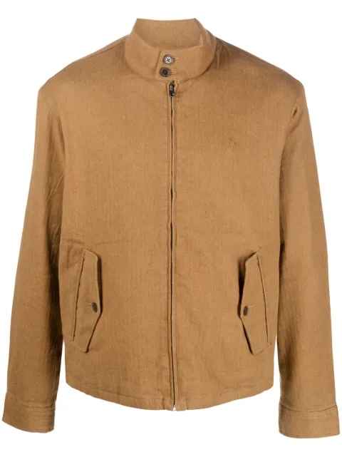 Polo Ralph Lauren stand-up collar shirt jacket Brown 710911791