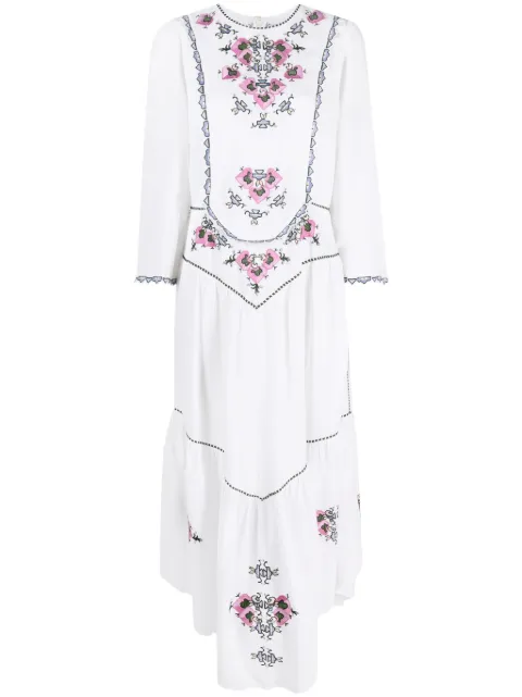 ISABEL MARANT Sonia midi dress White RO0090FAA1J40I