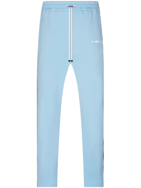 AMIRI stripe-detail track pants Blue PS23MAW025420